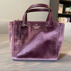 NWOT Kate Spade Velvet Purse
